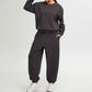 Autumn and winter loose casual sports sweatshirts 2-piece set