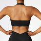 Seamless yoga running sports bras