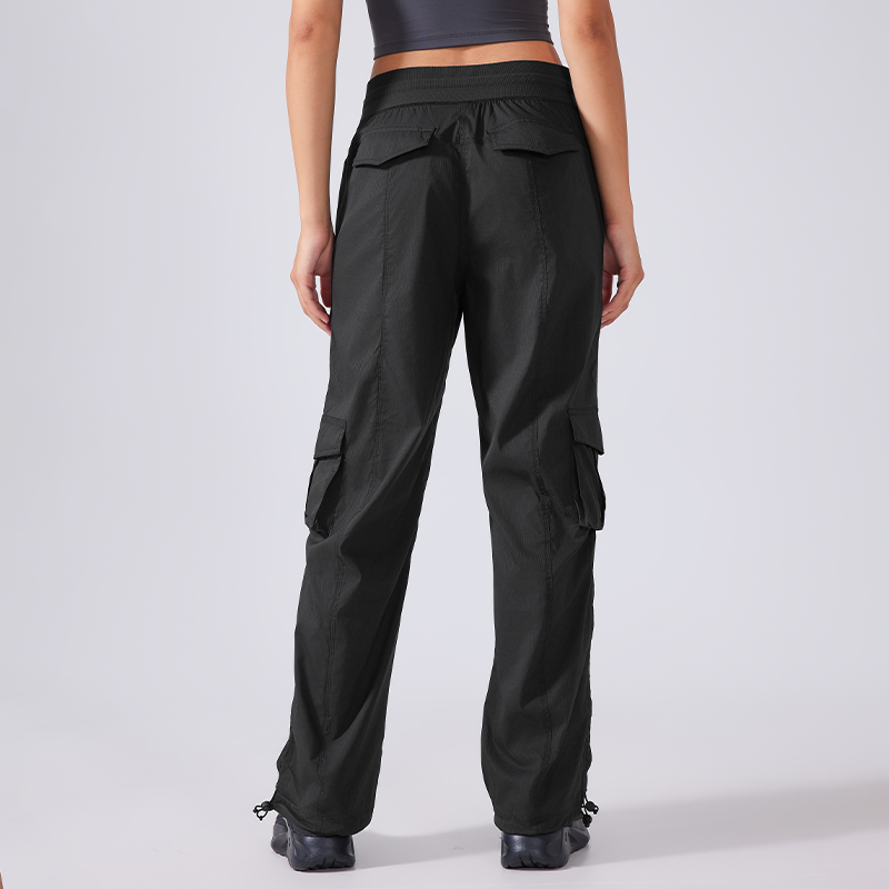 Multi pocket wide leg Cargo sports pants