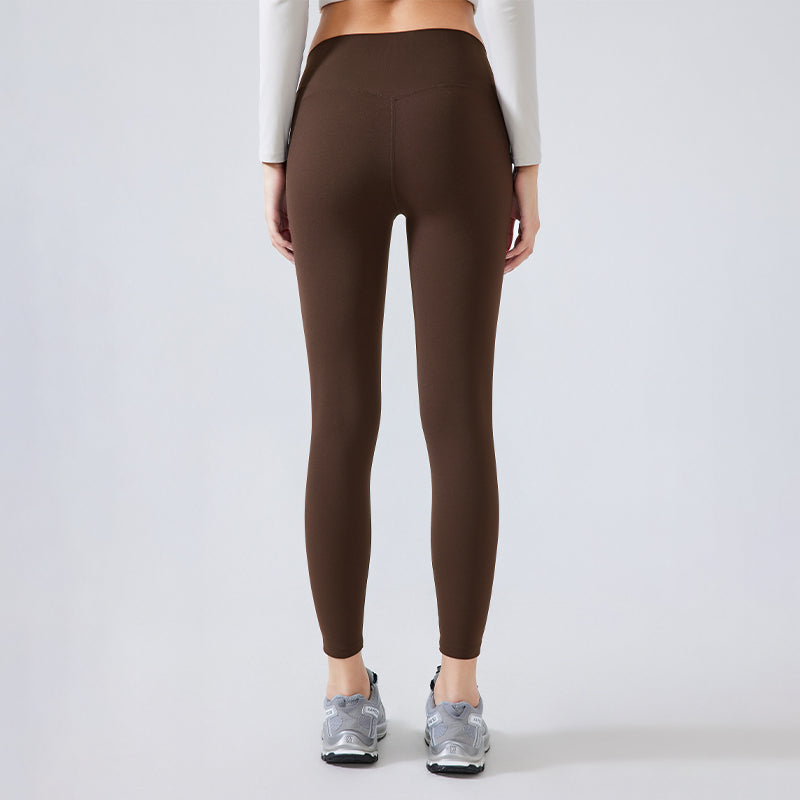 Nude sense Pilates waist and hip lift sports fitness pants