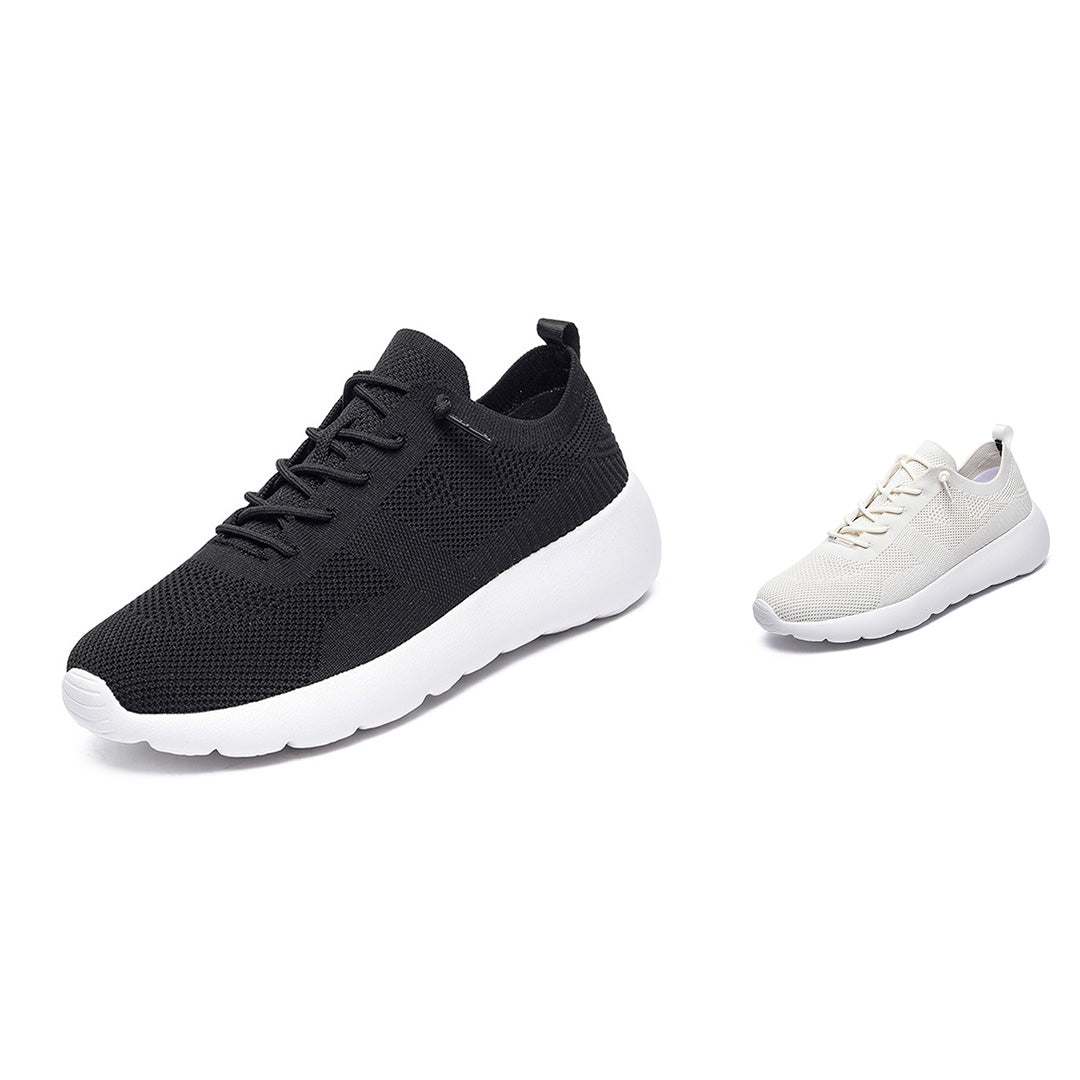 Lace-Up Lightweight Couples Thick-Soled Mesh Sneakers