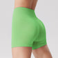 Seamless High-waisted Running Shorts