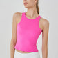 Ultra-Soft Round Neck Sleeveless High Stretch Sports Tank Top