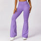 Tight fit seamless yoga bell bottoms pants