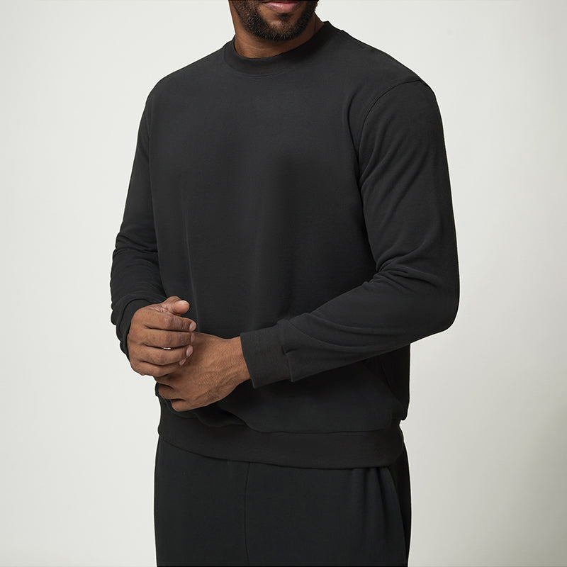 Men's Round Neck Long Sleeve Fitness Sports pullover Sweatshirts