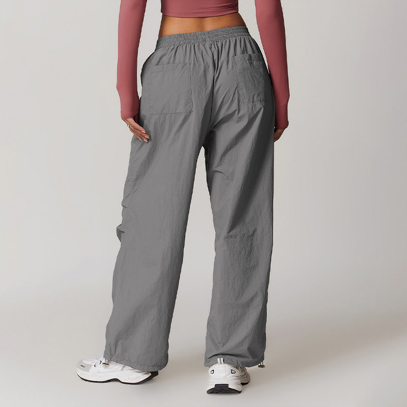 Drawstring Lightweight and Breathable Overalls Sports Pants