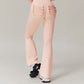 High waist extended Flared Leg pants