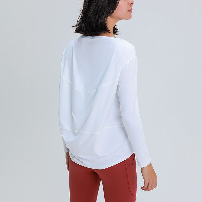 long sleeve loose casual t-shirt