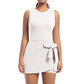 Ultra-soft sleeveless bowknot Golf And Tennis Dress