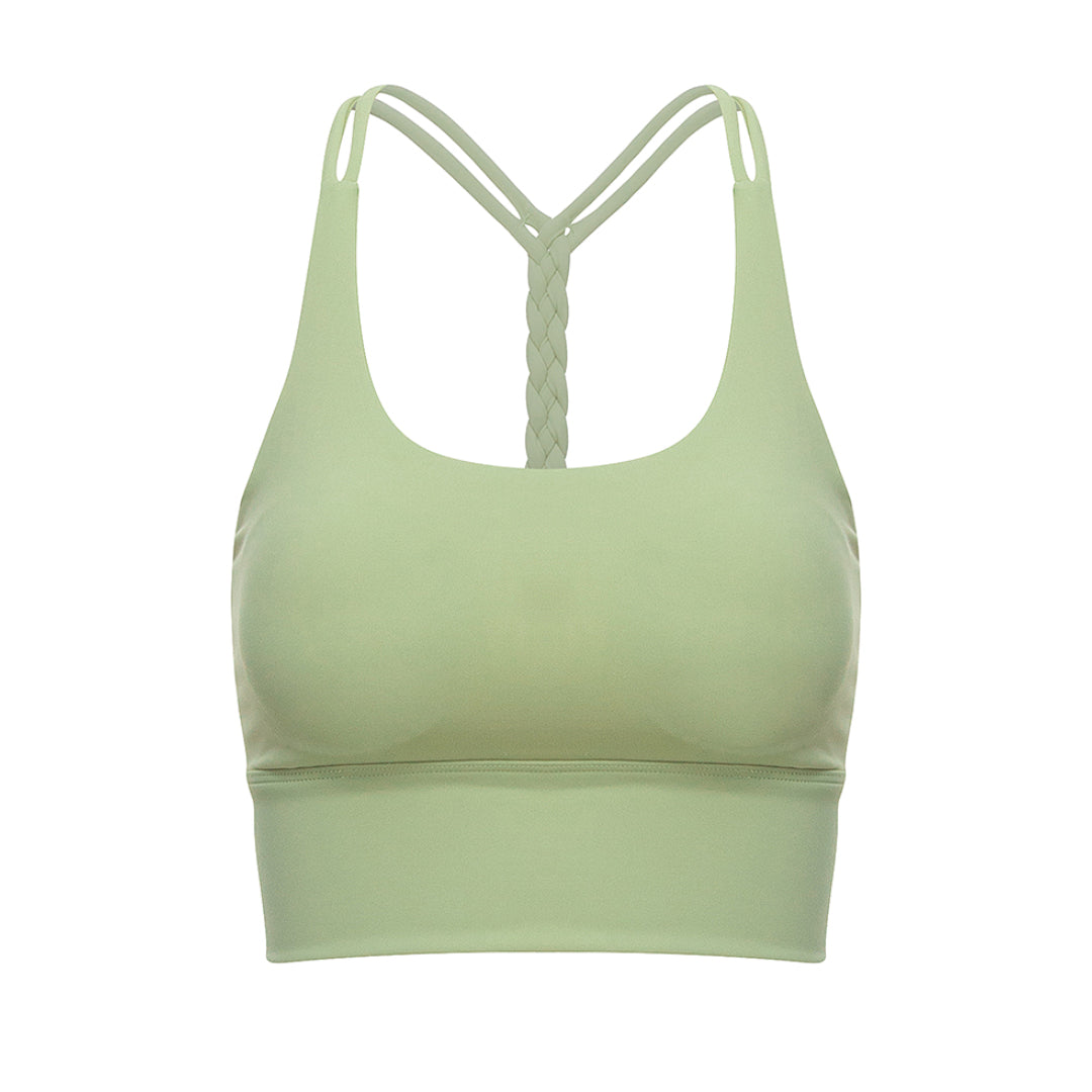 Braided Sling Seamless Sports Bra