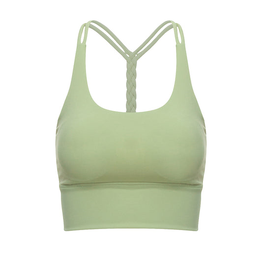 Braided Sling Seamless Sports Bra