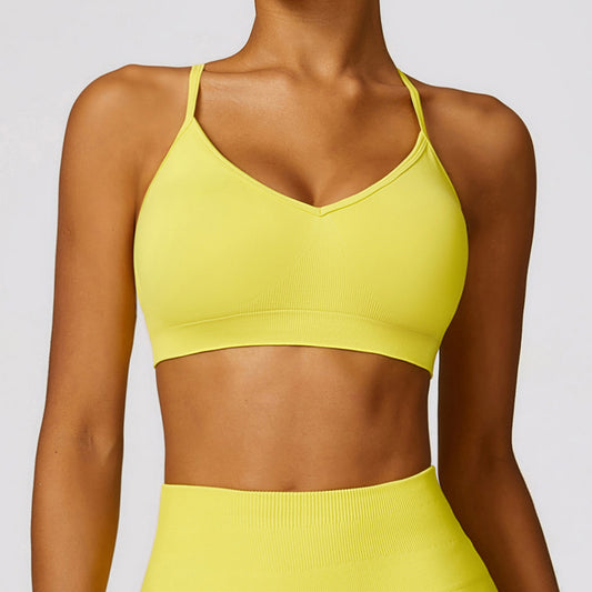 Seamless yoga quick-drying skinny bras