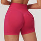 Seamless Quick-Dry High-Waisted Sport Shorts