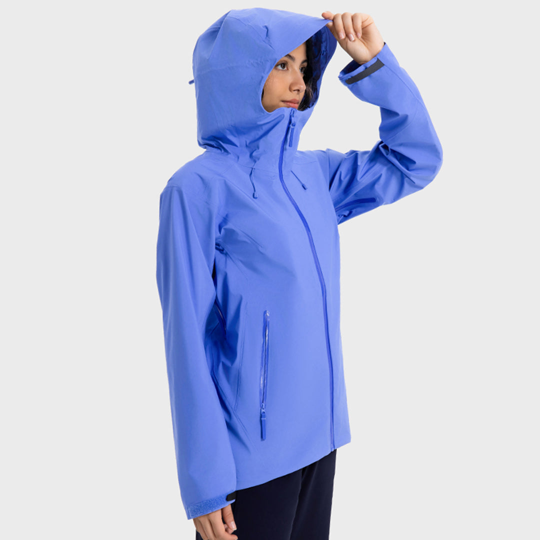 Windproof and waterproof midi jacket