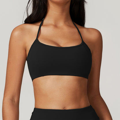 Quick-Dry Thin Straps Halter Sports Bra