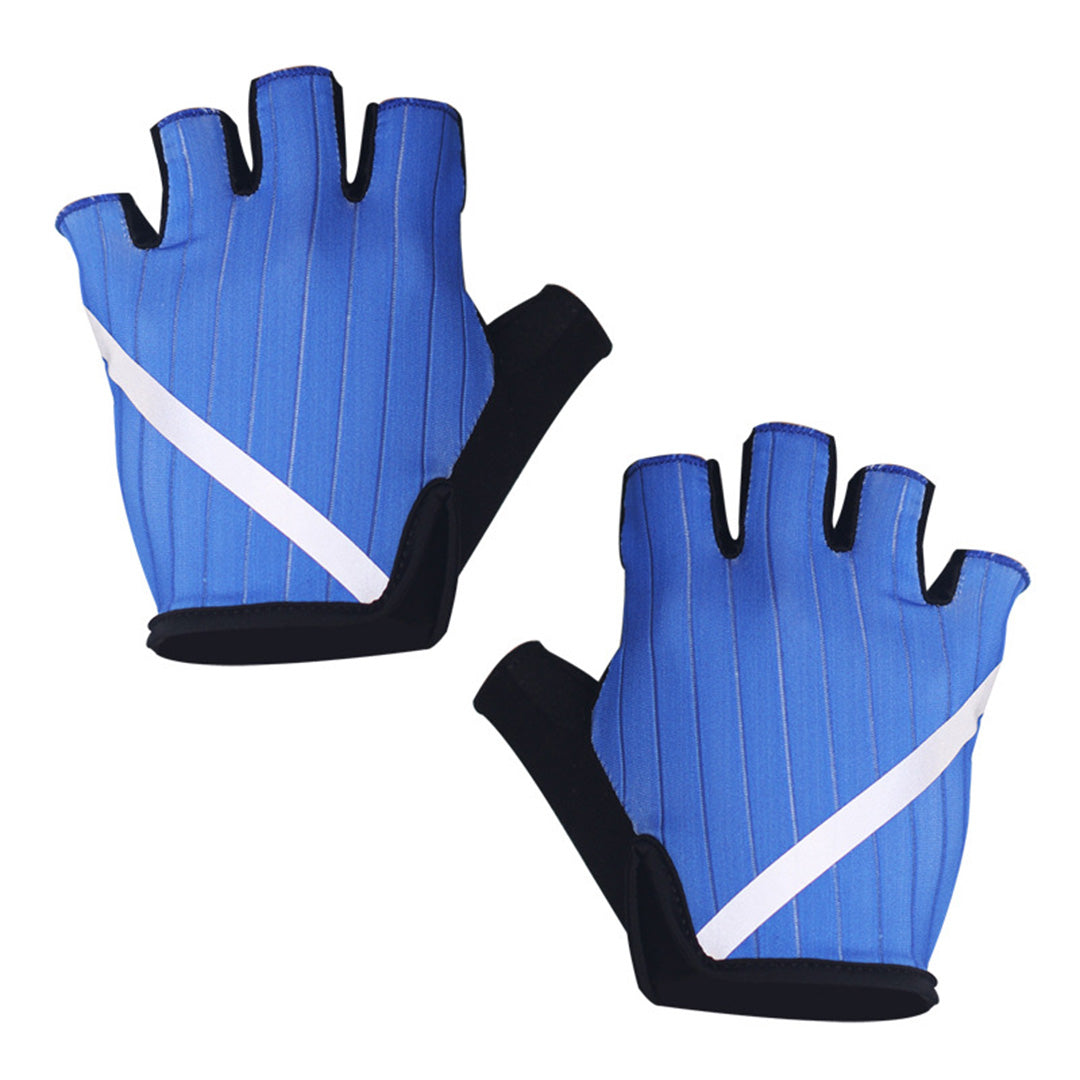 Reflective Cycling Sports Breathable Outdoor Half Finger Gloves