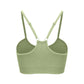 Seamless thin strap sports bra