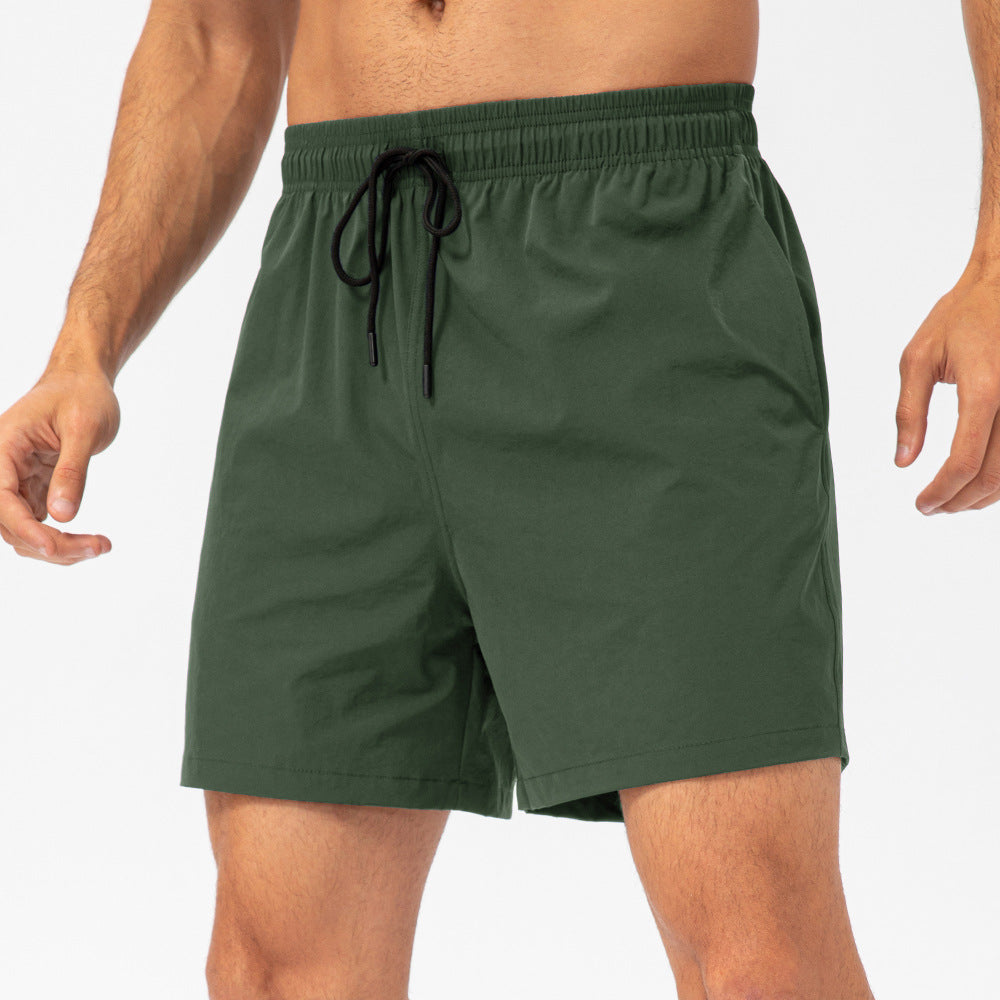 Men's drawstring loose sports shorts