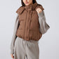 New Winter stand collar jacket vest detachable hooded warm jackets