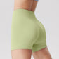 Seamless High-waisted Running Shorts