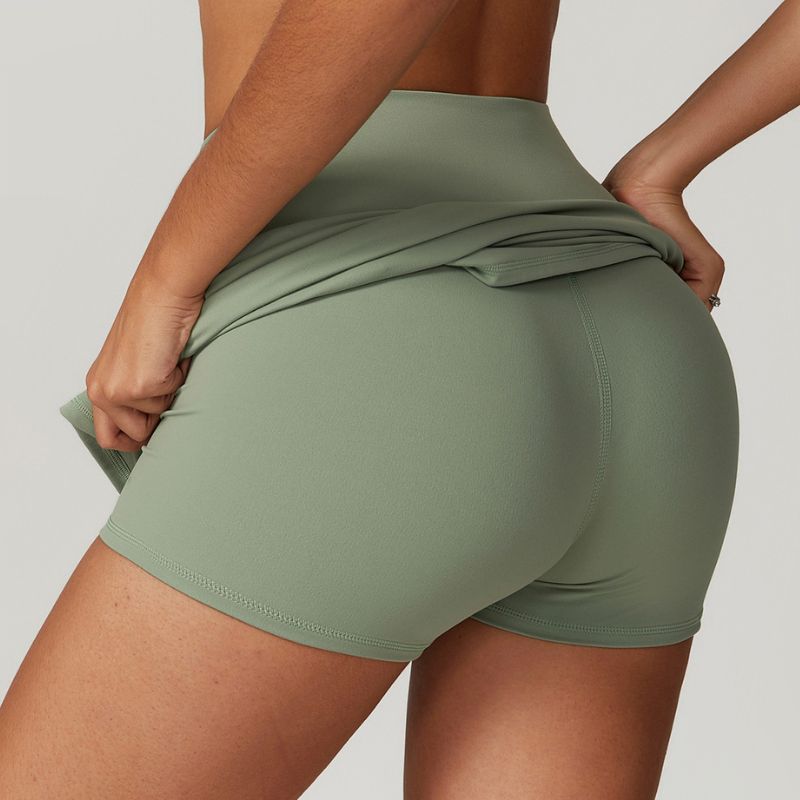 Ultra-soft Quick-Dry High Waist Sports Tennis Mini Skirts