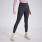 High-waisted hip-lifting fitness athletic leggings