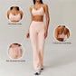 Thin straps sports Bra + Flared Leg pants 2-piece set