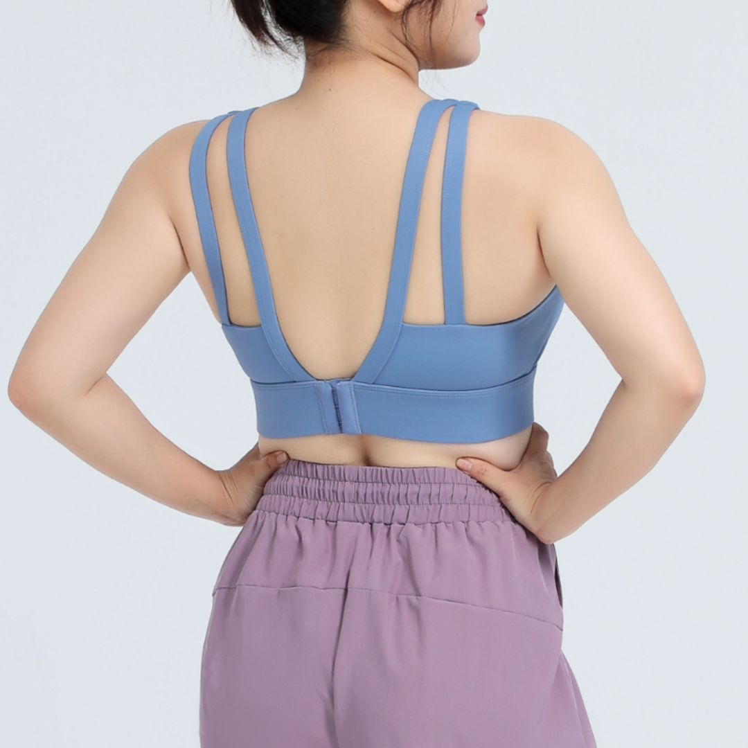 Plus-size straps sports bra