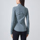 Stand Collar Full Zipper Long Sleeve Sports Jacket