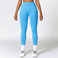 High-rise hip-lifted skinny seamless leggings