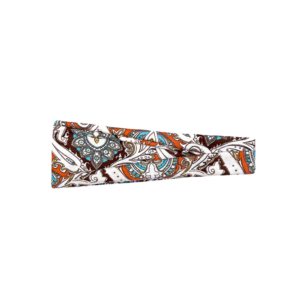 Wide Edged Printed Yoga Headscarf