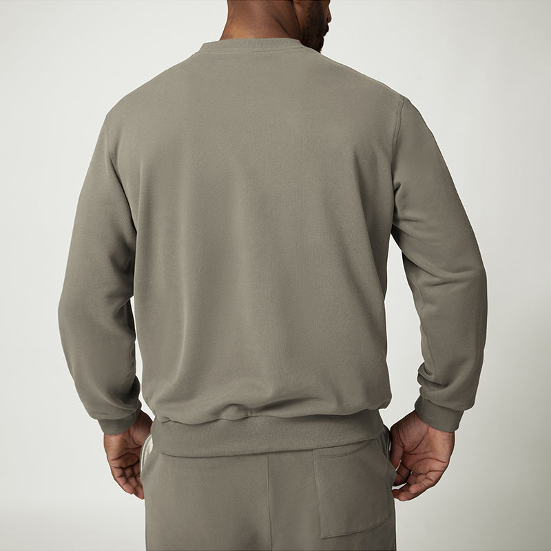 Men's Round Neck Long Sleeve Fitness Sports pullover Sweatshirts