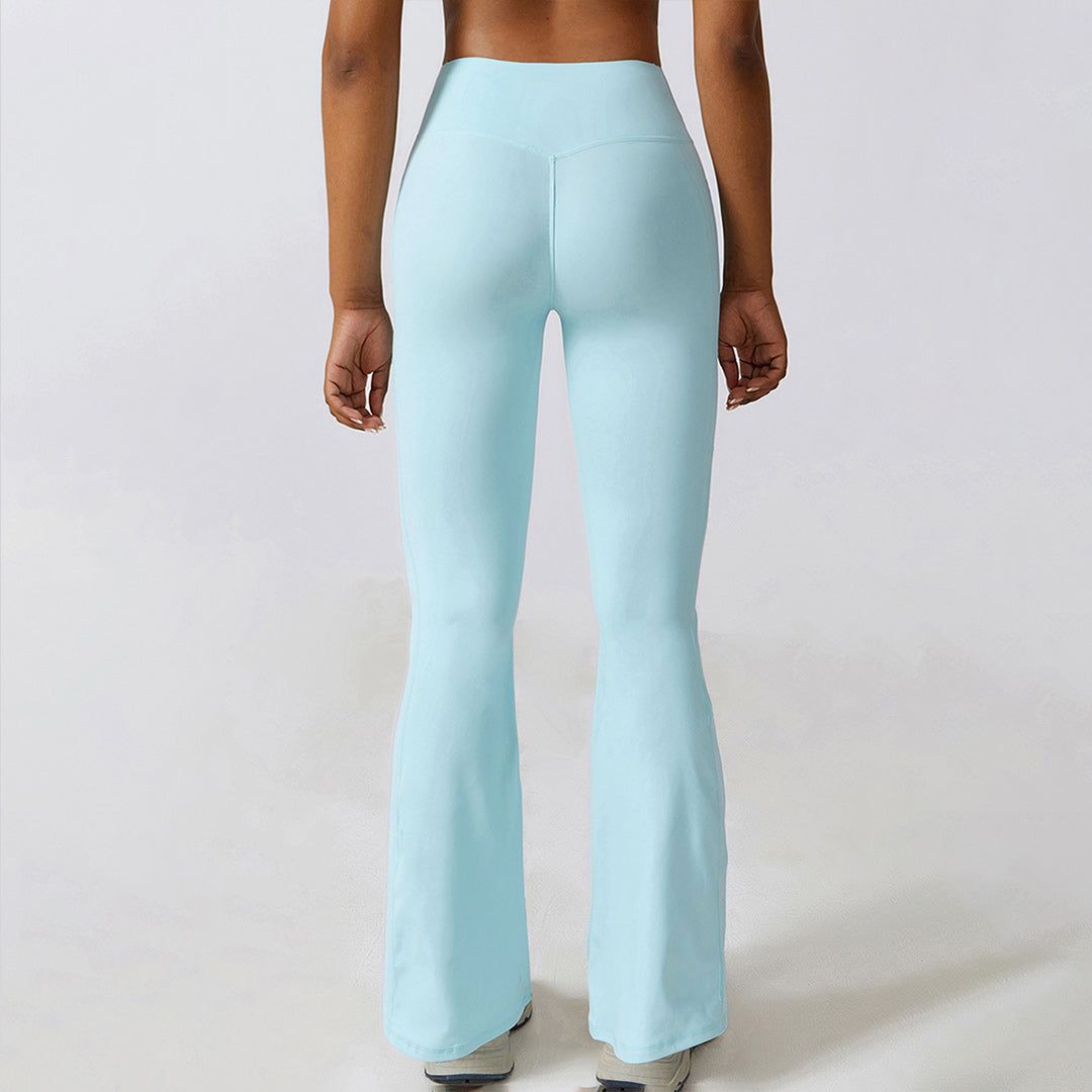 Casual buttock lift yoga flared pants