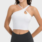 Cinched waist slimming yoga sports bras