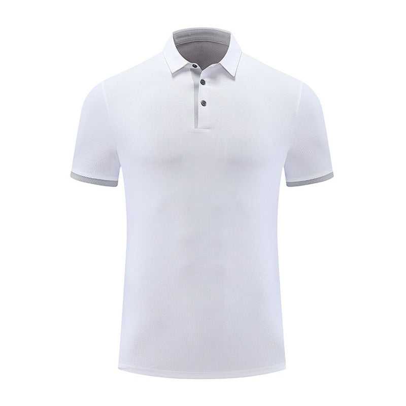 Outdoor Fitness Quick Drying Sports Short Sleeved Polo