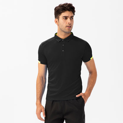 Men's quick-drying sports polo shirt