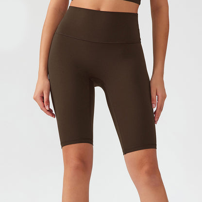 Free size one-size-fits-all nude butt lifting and shaping sports fitness Bike Shorts