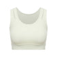 Fake two pieces shockproof sports bra