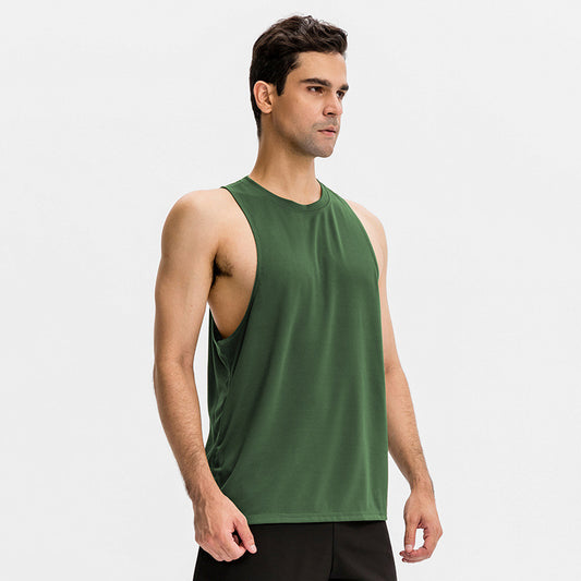 Men's casual fitness basketball sleeveless top