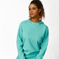 Solid color hooded sweatshirt Top