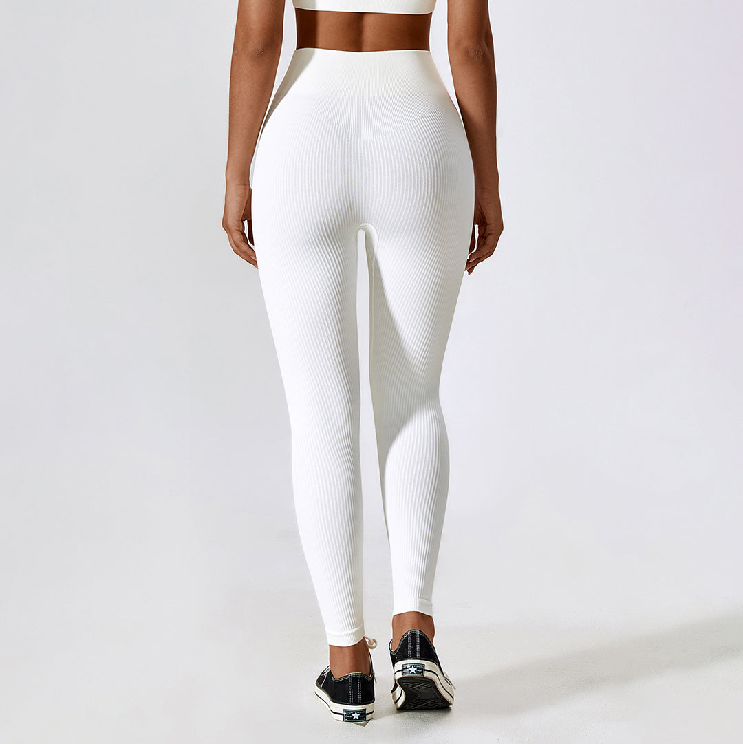 Seamless sports high waist fitness leggings