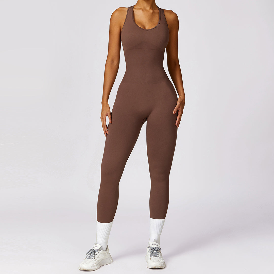 Beautiful back seamless yoga jumpsuit