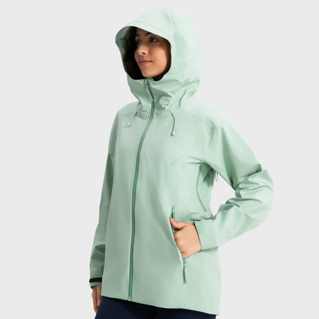 Windproof and waterproof midi jacket