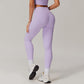 High-waisted hip-lifting leggings