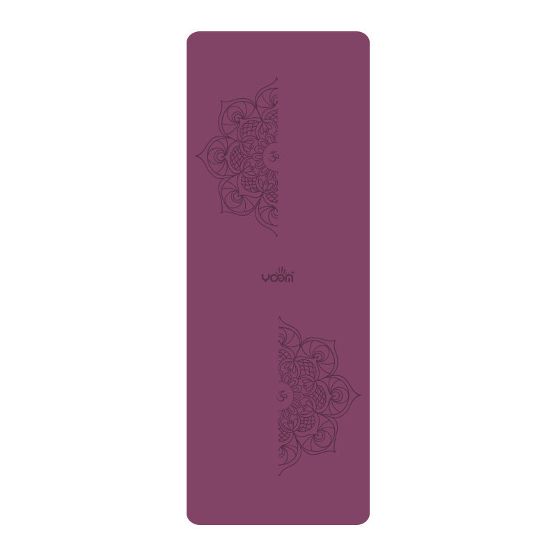 Tapis de yoga en caoutchouc PU antidérapant double face