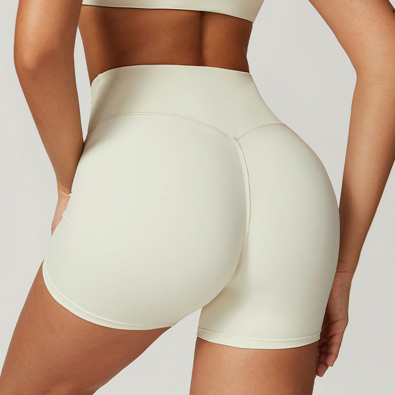 Ultra-Soft Breathable V-Cross High Waist Shorts