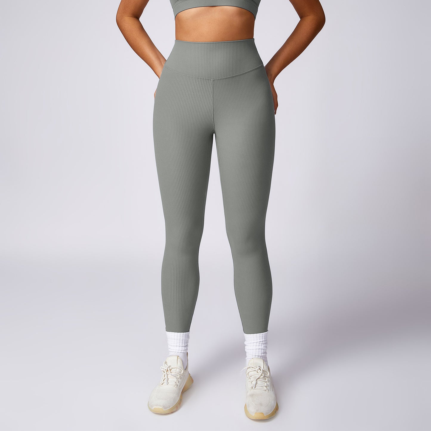 High-waisted hip-lifting yoga sports leggings