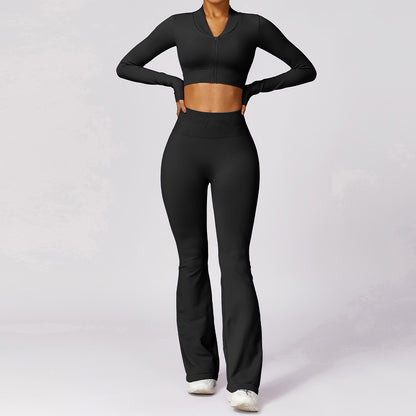 Fitness sports long sleeve long pants sets