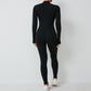 Detachable chest pad long-sleeved sports Jumpsuits