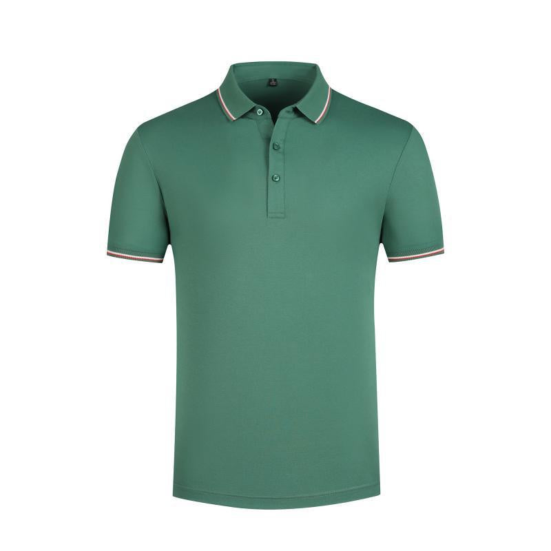 Men's summer trimmed sports polo shirt